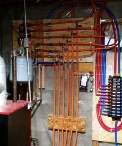 Viega 50243 1/2-Inch PureFlow Zero Lead Poly Alloy PEX Crimp Manabloc With 24 Ports - 15 Cold 9 Hot 27 71Cev3BWqdL