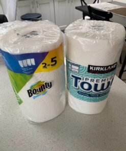 Bounty Quick-Size Paper Towels, White, 12 Family Rolls = 30 Regular Rolls 46 71Cf7hcCRKL