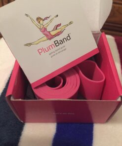 The PlumBand Stretch Band for Dance and Ballet – Colors and Sizes for Kids & Adults – Improve Your Splits, Strength, and Flexibility with Stretching – Printed Instruction Booklet and Travel Bag Rose Pink Small 25 71Cf8JkEgUL