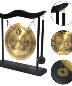 Zen Art Brass Feng Shui Desktop Gong H1303 20 71Cf8v 5AGL
