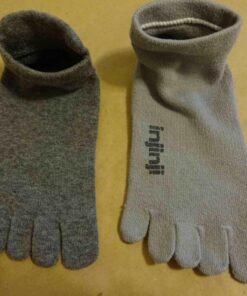 Meaiguo Toe Socks No Show Running Five Finger Socks for Men Women 4 Pairs Multicoloured 49 71Cfzby tlL 1