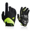 FIRELION Bike Gloves for Men/Women Cycling,Cycling Gloves for Outdoor MTB DH Road Racing,Full Finger Half Finger Padded Bicycle Protective Gloves,Non-Slip Shock-Absorbing Touchscreen Riding Gloves X-Large Full Green 22 71Cgtqmy2wL