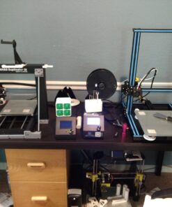 Need 55 Inch Large Computer Desk - Modern Simple Style Home Office Gaming Desk, Basic Writing Table for Study Student, Black Metal Frame, Black 55 inches 30 71Ch7V0TpuL