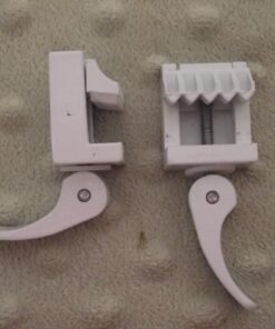 Prime-Line U 9809 Sliding Window Lock for Vinyl Windows – Easy Installation to Keep Windows Securely Closed – Diecast Construction, White (2 Pack) 1/2 in. 30 71ChWN7BvxL