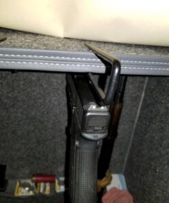 Safety Storage Easy Use Gun Hanger - Made in USA - Original Handmade Pistol Hangers for Gun Safe Organization - for Handguns Over .22 Caliber 6 Pack 33 71ChcZ7DL2L