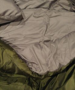 Sleepingo Double Sleeping Bags for Adults Backpacking, Camping, or Hiking - Waterproof Queen Sleeping Bags for Adults or Teens - Truck, Tent, Sleeping Pad Deep green 61 71Ci7vQskgL