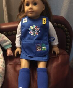 Emily Rose 18 Inch Doll Clothes | 18" Doll Daisy Girl Scout-Inspired 5 Piece Doll Clothing Uniform, Including Tunic with Embroidered Patches! | Gift Boxed! 40 71CibDpq00L