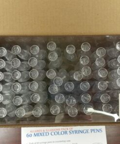 Allures & Illusions Syringe Pen , Mixed Color 60 Count(Pack of 1) Multicolor 27 71CjEfLSk7L 1