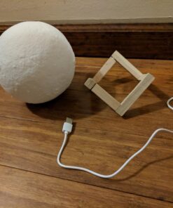 LAWOHO Moon Lamp LED Lighting Night Light 5.9 Inch 3 Colors Dimmable Vibration Control Bedside Baby Nursery 3D Printing Table Lamp for Kids Bedroom Home Decorative Birthday Christmas Xmas Gift 5.9" 15 71CjZ0 0fPL