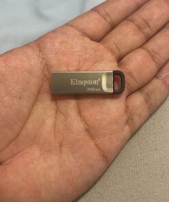 Kingston DataTraveler Kyson 32GB High Performance USB 3.2 Metal Flash Drive | Speeds up to 200MB/s | DTKN/32GB, Silver 30 71Cjzo5 QtL