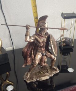 Veronese Design King Leonidas Greek Warrior of Sparta Bronze Finish Statue 13 71Ckhsan rL