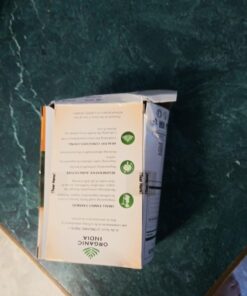 Organic India Tulsi Turmeric Ginger Herbal Tea - Holy Basil, Stress Relieving & Harmonizing, Immune Support, Healthy Inflammatory Response, Aids Digestion, Caffeine-Free - 18 Infusion Bags, 1 Pack 18 Count (Pack of 1) 25 71ClTRGKabL