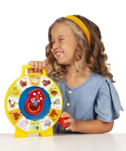 Fisher Price Classics - Farmer Says See 'n Say - Vintage Learning Toy, Sounds and Animals, Interactive Retro Game for Kids, Girls, Boys, Baby, Preschoolers, Toddlers, Unisex Ages 18 Months + 27 71ClqNAnzOL