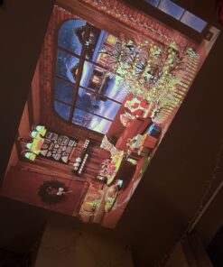 Mini Projector with WiFi and Bluetooth, 1080P Supported iPhone Projector with Projector Stand, Portable Movie Projector for Home Theater/Outdoor, Compatible with iOS/Android/Laptop/TV Stick/HDMI/PS5 Black 51 71ClsVwpzkL