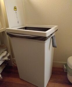 Teamoy (2 Pack) Reusable Pail Liner for Cloth Diaper/Dirty Diapers Wet Bag, Gray Chevron+Slate 2 Count (Pack of 1) 24 71Clzf67ReL