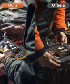 Borescope Endoscope Dual Lens 8mm 3FT Tube, IP67 Waterproof Snake Camera Industrial Inspection Camera UNIOJO, 1080P 4.3'' Screen, with 32G Card and 6 LED Lights, for Pipe Sewer Drain Inspection 4.30'' LCD Screen 11 71CmJ3H6WbL