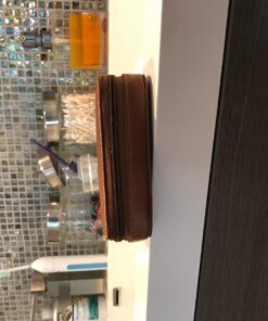 Parker Safety Razor, Genuine Leather Double Edge Safety Razor Zippered Travel Case - Holds Safety Razor and Blade Pack 20 71CmrU5xFgL