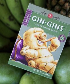 The Ginger People Original Gin Gins Chewy Ginger Candy - 4.5 oz 4.5 Ounce (Pack of 1) 10 71CnLicyhxL