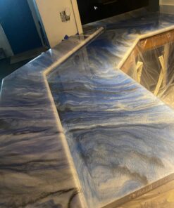 Epoxy Resin Promise Table Top 2-Part- 2 Gallon High Gloss (1 Gal Resin + 1 Gal Hardener) Transform Your DIY Projects with Crystal Clear Finish - Ideal for Bar Tables, Tabletops, Countertops & More 62 71Co5sA01VL