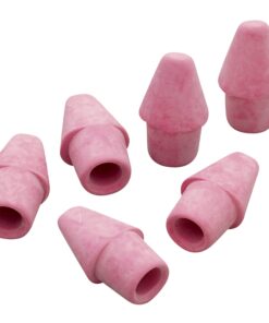 Alternative view of Paper Mate 73015 Arrowhead Pink Pearl Cap Erasers, 144 Count