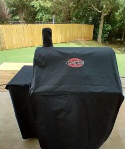 Char-Griller 5555 Grill Cover, Fits Models: 3018, 2121, 2222, 2828, 2727, 2929, 1224, E1224, 1329, 1334, Black 30 71CpG4d6kL