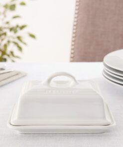 Le Creuset Stoneware European Butter Dish, White 13 71CpIqPGhJL