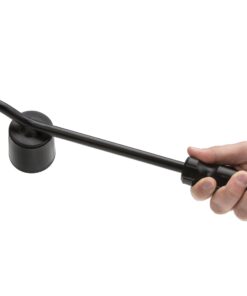 Steelman HubCap Remover Auto Tool for Mechanics, Heavy-Duty Steel, Large/Rubber Hammer Face, Wide Prying Blade, Knobbed Handle HubCap Remover Knobbed Handle 17 71CqAgBL5RL