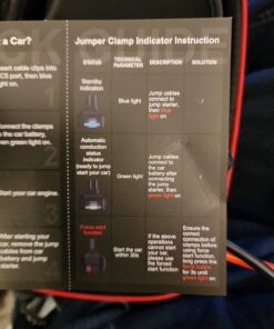 AVAPOW Car Jump Starter, 4000A Peak Battery Jump Starter (for All Gas or Up to 10L Diesel), Portable Battery Booster Power Pack, 12V Auto Jump Box with LED Light, USB Quick Charge 3.0 86 71CqBhn MIL