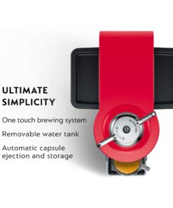 Nespresso Vertuo Coffee and Espresso Machine by De'Longhi with Milk Frother,1100 ml, Shiny Red Machine + Frother 14 71CqGii1z6L 1