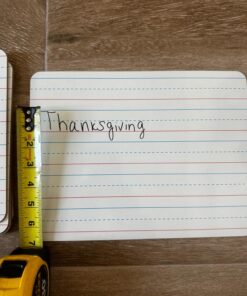 6 Pack Dry Erase Boards, 9"x12" Double Sided Small Whiteboards with Lines for Kids, Students, Education Teacher Classroom, Mini Portable Drawing Learning Lapboards with 7 Colors Pens, 6 Erasers 6 Pack Plain/Lined 26 71CqLmxP3yL