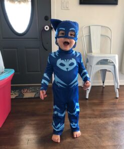 Disguise Catboy Costume for Kids, Official PJ Masks Costume Jumpsuit Small (2T) 22 71CqMMt8iUL