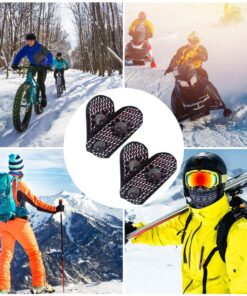 Self Heating Socks, Heated Socks, Foot Warmers, Tourmaline Health Sock, 2 Pairs Magnetic Socks, Foot Massage Thermotherapeutic Sock for Man Women, Socks for Camping Hiking Skiing Christmas Gift Black 11 71CrAq76AJL