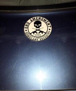 2nd Amendment Homeland Security; Round Bumper Sticker 1 5 71CrsygxZL
