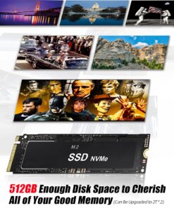 GenMachine Mini PC Windows 11, Mini PC Gaming, Small Desktop Computer, AMD Ryzen 7 5700U up to 4.3GHz, 16GB DDR4, 512GB SATA & M.2 NVMe for Office, Home, Design, Game use 9 71CsRKda2L 1