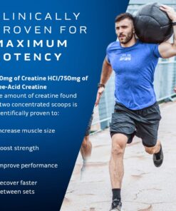 MuscleTech Cell-Tech Creactor - Creatine HCl Formula - Muscle Builder for Men & Women - Creatine HCl + Free-Acid Creatine Supplements - Fruit Punch Extreme, 120 Servings Fruit Punerch Extreme 17 71CtEIlZpSL