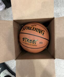 Spalding Outdoor Basketballs, Performance Rubber Cover Stands up to Asphalt or Concrete - 29.5", 28.5", 27.5" Orange Official Size 7, 29.5" Street Basketball 23 71Ctl3jTlL