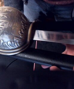 Alternative view of Ace Martial Arts Supply Pirate of Caribbean Cutlass Sword with Basket Guard