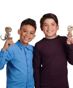 WowWee Untamed Skeleton Raptor by Fingerlings – Gloom (Sand) – Interactive Collectible Dinosaur 19 71CuuMcflIL