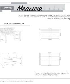 Classic Accessories Veranda Water-Resistant 76 Inch Deep Seated Patio Sofa/Loveseat Cover, Patio Furniture Covers, Pebble/Bark/Earth 76"L x 40"D x 31"H 20 71CuyxUOA0L