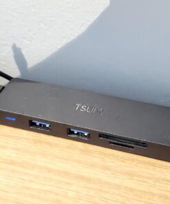 USB Hub 3.0 Splitter, TSUPY USB 3.0 Hub Multi USB Adapter Port Expander with 4ft Cable, SD/TF Card Reader & 3 USB 3.0 Ports Compatible for PC, Laptops, Surface Pro, MacBook, iMac Pro 4 FT 37 71CvBZ2qpFL