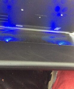 TECKNET Laptop Cooling Pad, Portable Ultra-Slim Laptop Cooler, Gaming Cooling Pad Stand with 2 USB Powered Fans Wind Speed Adjustable, Fits 12-16 Inches (Blue) Blue 65 71CvePtrudL