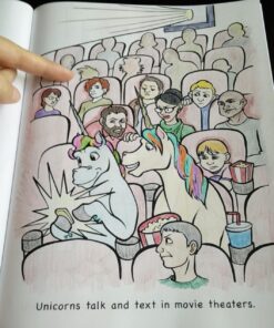 Unicorns Are Jerks: A Funny Adult Coloring Book Exposing the Cold, Hard, Sparkly Truth (Hilarious Unicorn Christmas Gift or Stocking Stuffer for Adult Women) Paperback, Picture Book 22 71CwKFUuj L