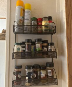 DecoBros 3 Tier Wall Mounted Spice Rack, Bronze 1-Pack 51 71CxNf1tu0L