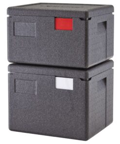 Alternative view of Cambro Cam GoBox Black Plastic Top Loading Half Size Pan Carrier - 15 2/5"L x 13"W x 10 1/10"H