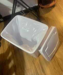 Orino Ultra Strong Garbage Bags 8 Gallon Trash Can Liners for Kitchen and Office Unscented White Drawstring Trash Bags, 60 Count 0.74 mil 22" x 24" 1 Pack 23 71CypyZ1vL