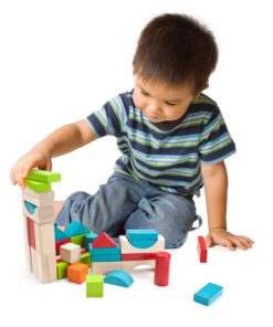 Imagination Generation 100 Piece Natural Wooden Building Block Set with Carrying Bag – Children's Deluxe Stacking Toy Set 18 71Cyv8G57EL