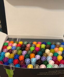 Tombow 56149 Dual Brush Pen Art Markers, 96 Color Set with Desk Stand. Blendable, Brush and Fine Tip Markers with Stand 96-Color Set 45 71Cz3CSIbOL