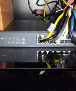 TP-Link 24 Port Gigabit Ethernet Switch | Plug and Play | Sturdy Metal w/Shielded Ports | Rackmount | Fanless | Limited Lifetime Protection | Unmanaged (TL-SG1024),BLACK 19 71CzcgRktTL