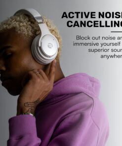 Raycon Everyday Wireless Bluetooth Over Ear Headphones, with Active Noise Cancelling, Awareness Mode and Built in Microphone, IPX 4 Water Resistance, 38 Hours of Battery Life (Rose Gold) Rose Gold 23 71D042HIpQL