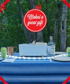 POWER PRACTICAL Luminoodle - The Original LED Light Rope for Camping - 5ft Waterproof USB Powered LED String Lights + Lantern for Hiking, Safety, Emergencies 5 FT 31 71D0bhPHaL